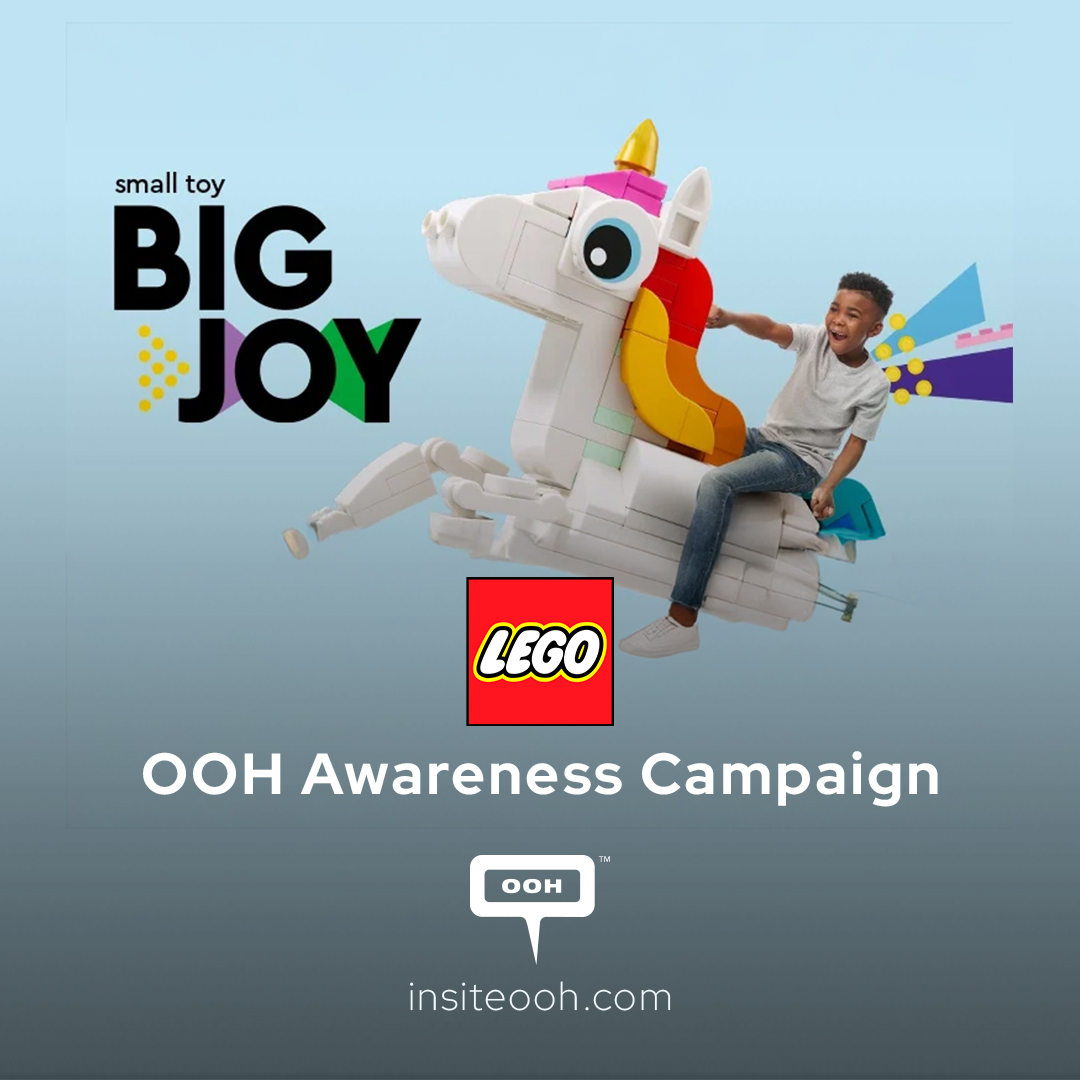 Dubai's OOH Billboards Get a Dose of Happiness: Lego's "Small Toy Big Joy" Campaign Arrives