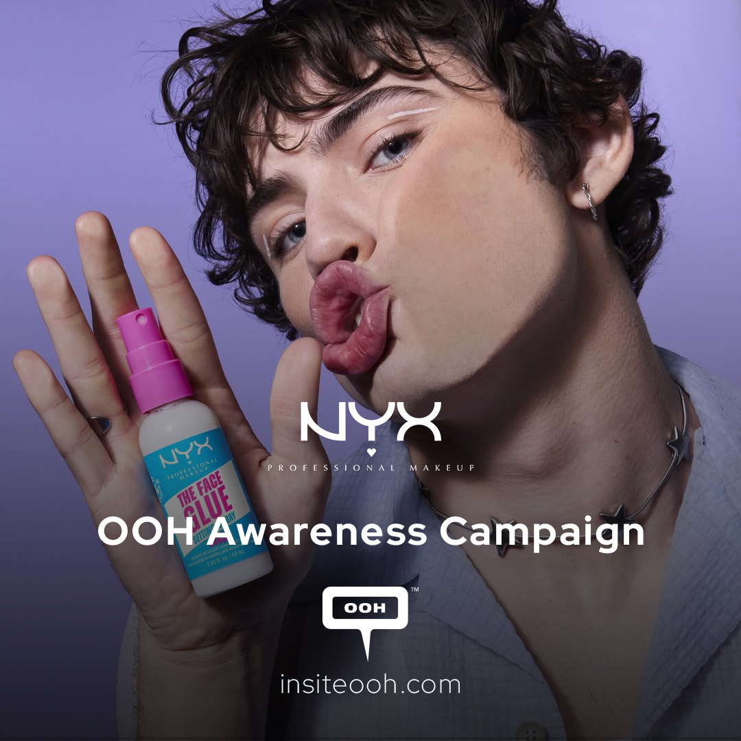 Stick With Confidence: Safa Siddiqui Shines with NYX Face Glue on Dubai’s DOOH