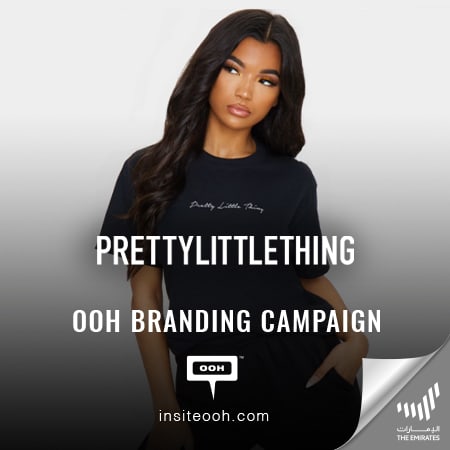 Boohoo Group continues to release OOH branding campaigns for PrettyLittleThing