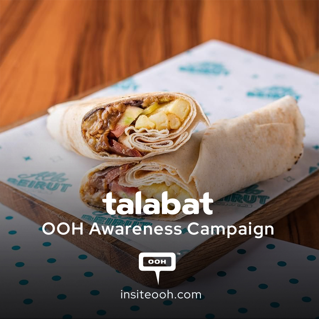 Talabat on Sharjah’s D/OOH Scene Promoting Allo Beirut’s Arrival