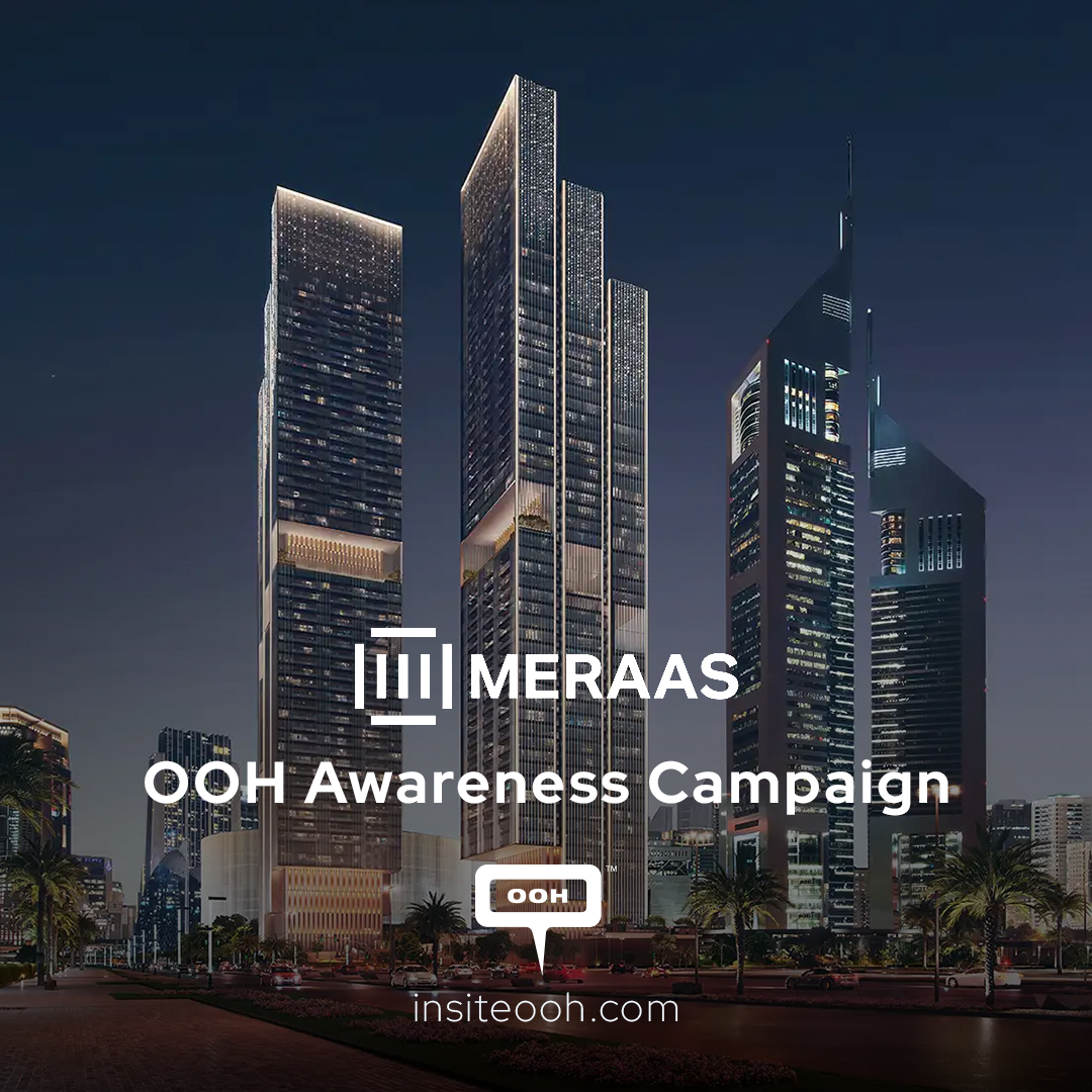 Meraas Unveils Jumeirah Residences in a Striking OOH Showcase