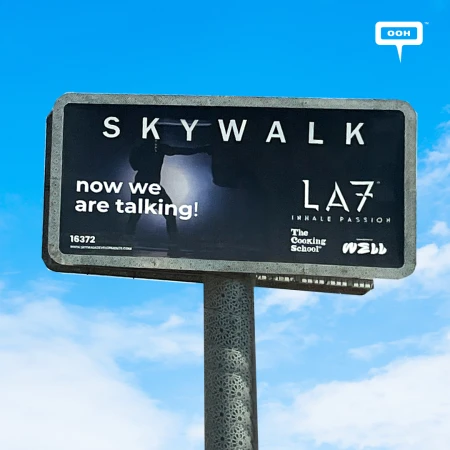 “Now We’re Talking!” Skywalk and LA7 Gym Flex Their New Collab on Cairo’s Billboards