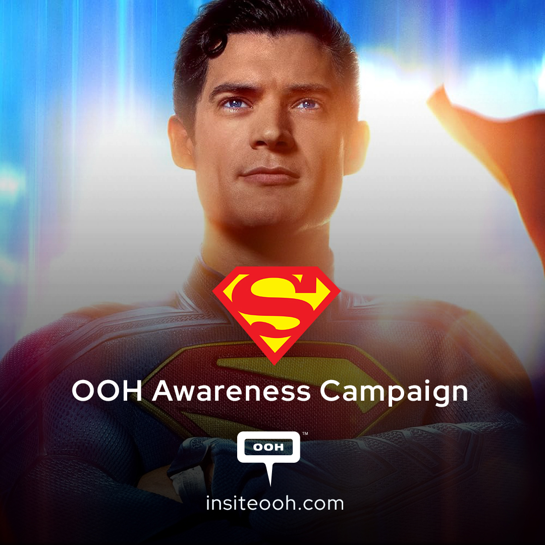 Dubai Outdoor Billboards Go Super for Heroic ‘Superman’ Movie