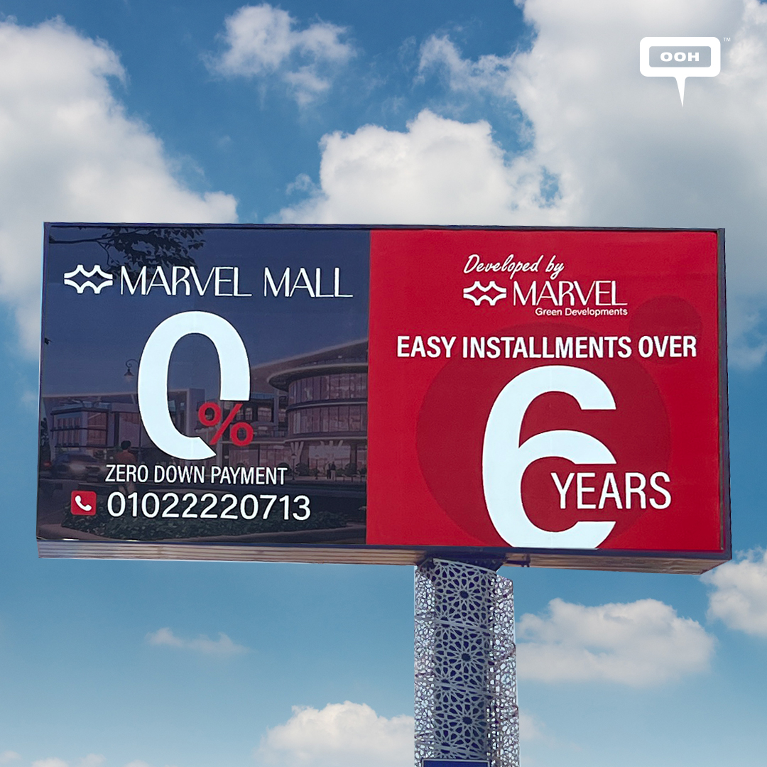 Marvel Green Developments Offers Easy Installments over 6 Years on Billboards
