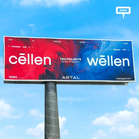 Artal Offers Two Projects, Cellen and Wellen, on the Same OOH Campaign