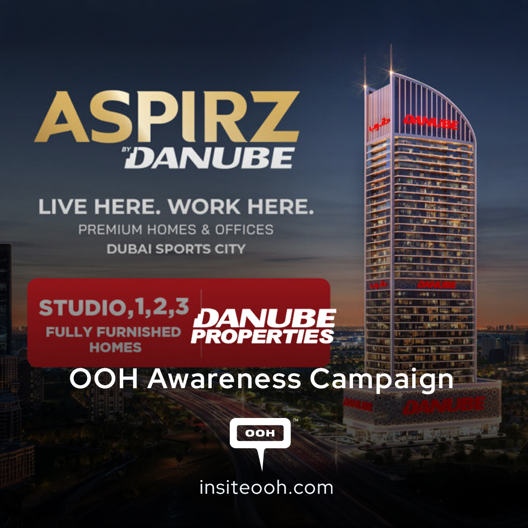 Danube Properties Sparkles Across the UAE with Bold New Die-Cut Billboards