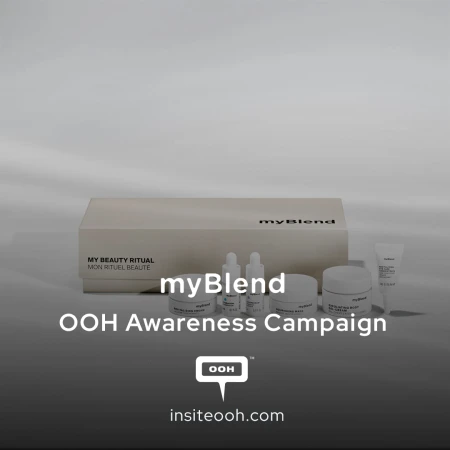 The Future of Skincare Exclusively on Gold Apple! My Blend Visits Billboards