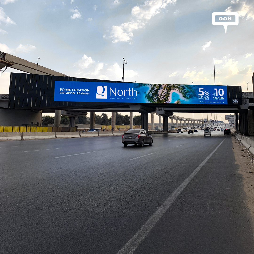 Q North Sidi Abdel Rahman OOH Campaign Will Make you Think North!