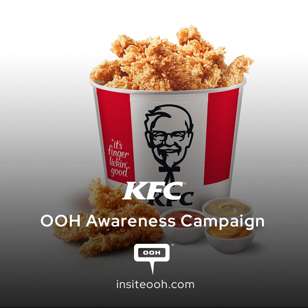 KFC Epic Meal- Visual Hook on the Emirates D/OOH Billboards