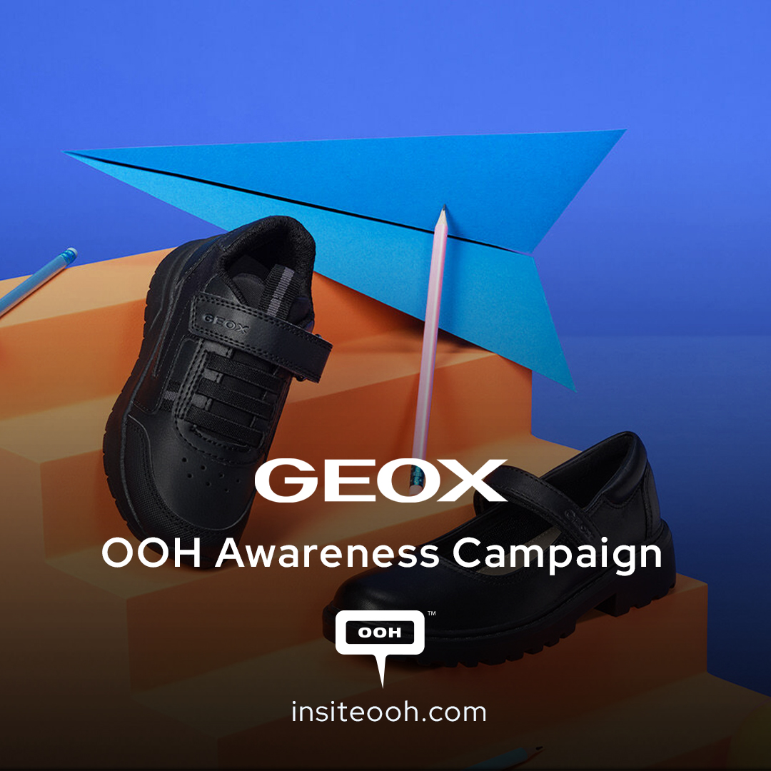Geox Steps Up Energetic Starts for the New School Year on OOH