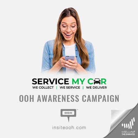 Service My Car demonstrates its convenient customer-experience on Dubai's billboards