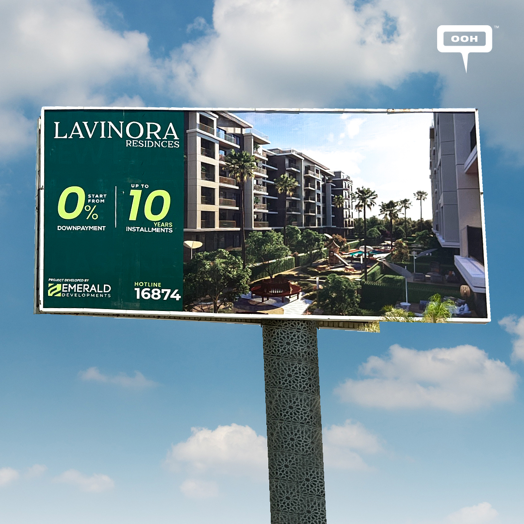 Emerald Developments Launches a New Phase, Lavinora Residence, on Billboards