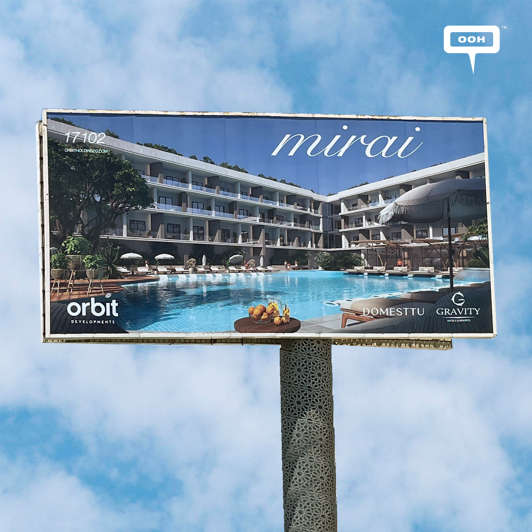 An OOH Campaign by Orbit Development to Promote their Latest Project "Mirai"