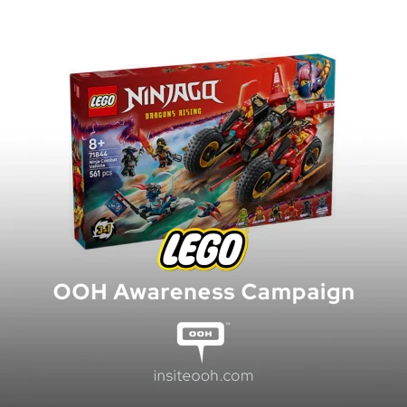 LEGO Ninjago Powers Up Dubai’s Digital Screens with Ninja ‘Fear No Chaos'