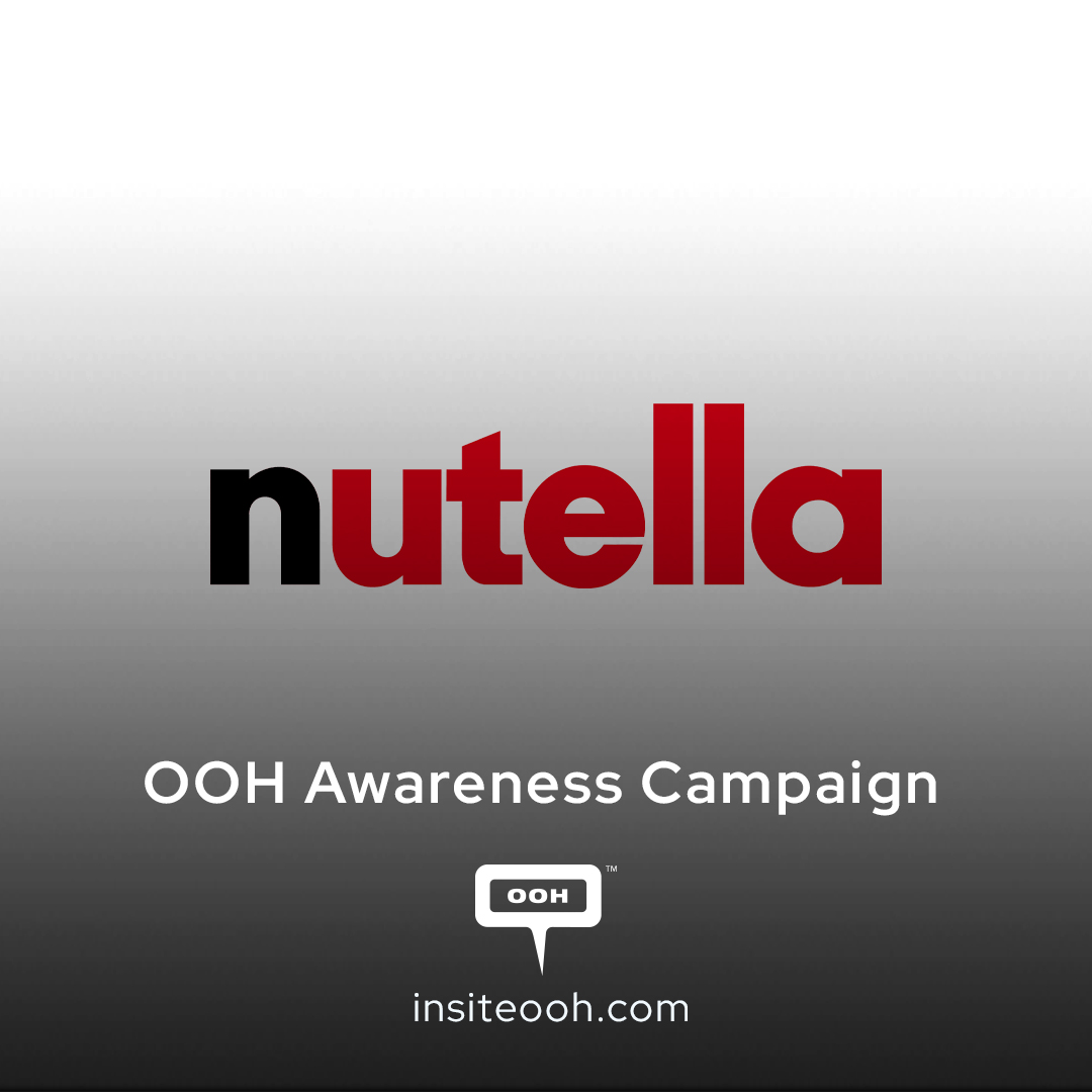 Nutella Is Back With A Promotional DOOH Campaign Celebrating Back-To-School