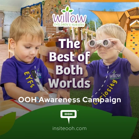 Willow Children’s Nursery Visits Dubai with a DOOH Campaign Celebrating the “Best of Both Worlds”