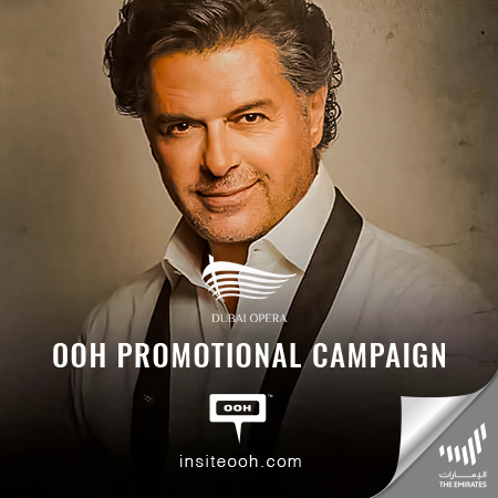 Dubai Opera announces Ragheb Alama's concert on the billboards