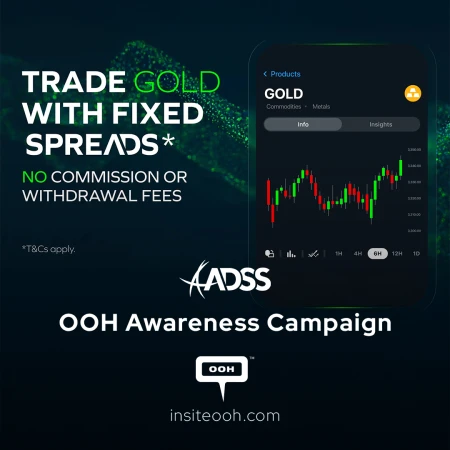 ADSS Pitches a Slick Trading Promise with Gold Exchange via Outdoor Advertising
