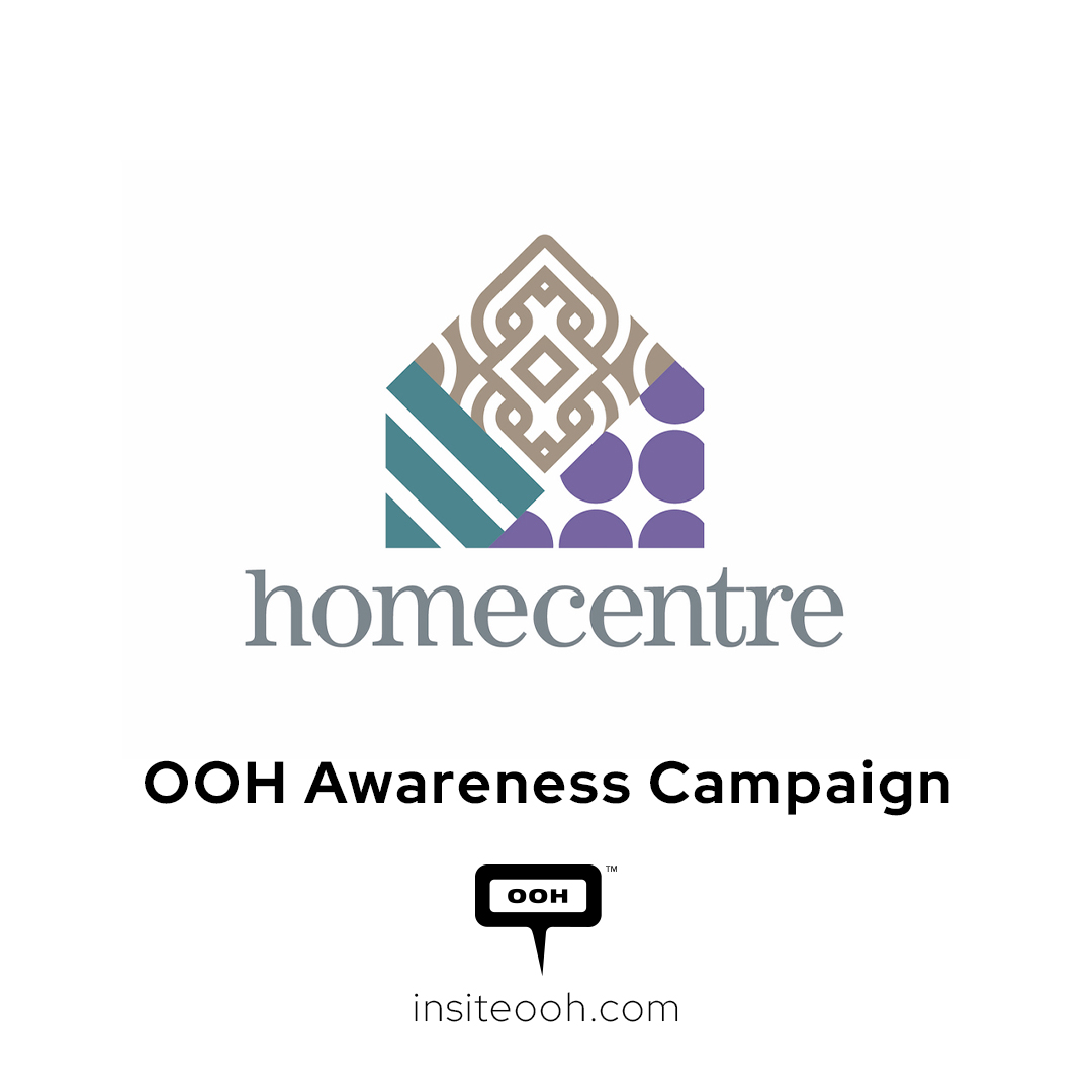 Luxuriously, Home Centre's expansive promotional “Made to Indulge” on Emirites  D/OOH