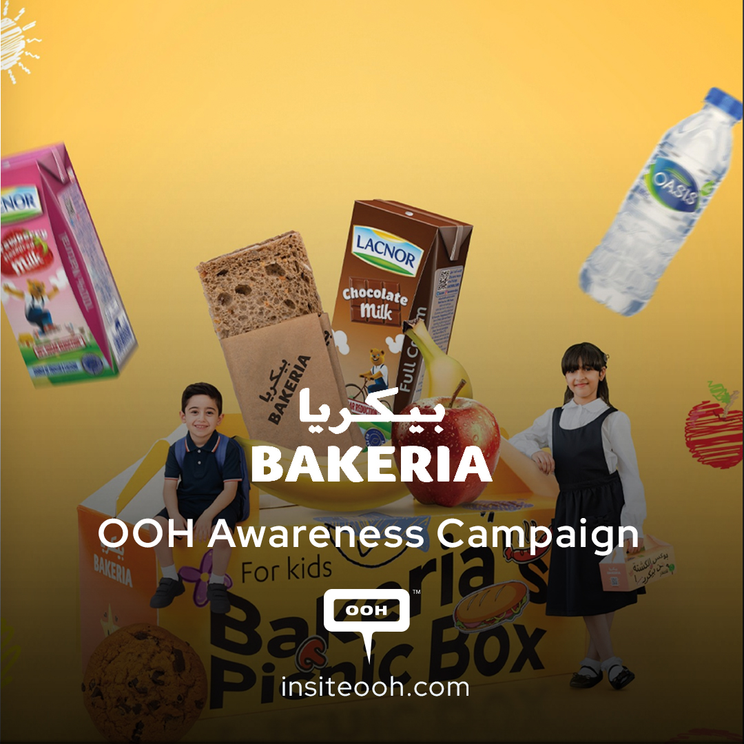 Bakeria on Dubai’s DOOH Scene Promoting their New Kids Meal