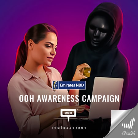 Emirates NBD apprises the audience against fraud on Dubai's billboards