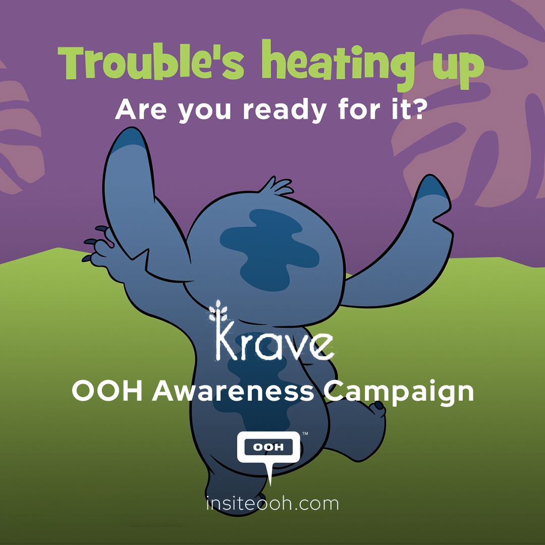 Krave Launches a Playful Outdoor Campaign with Disney’s Stitch Across UAE Billboards