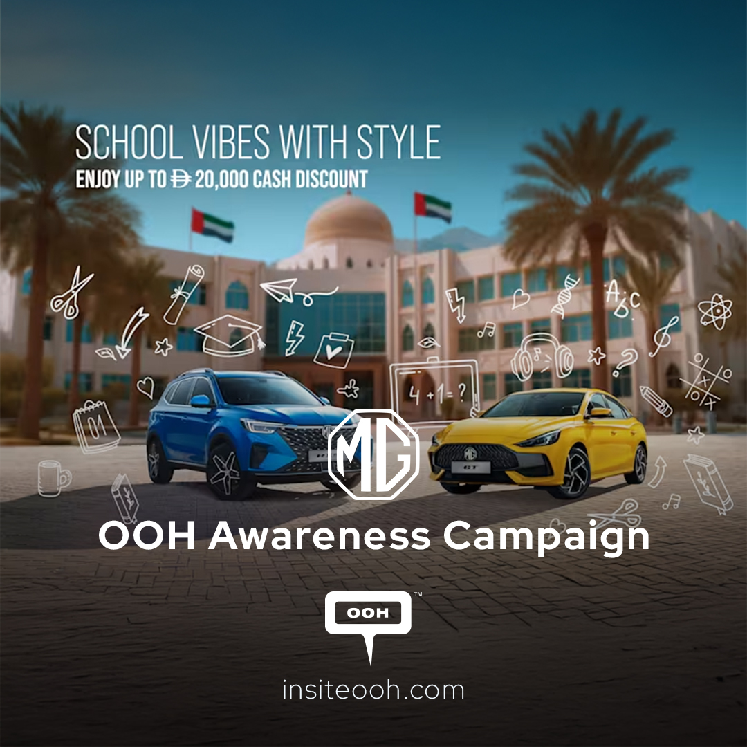 MG Rolls Out a Back-to-School Billboard Campaign in the UAE