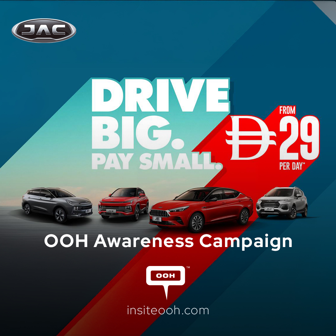 Drive Big, Pay Small: JAC’s Bold Billboard Campaign Hits UAE Streets