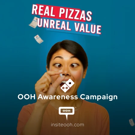 Domino's Pizza Causes a Stir with “Real Pizzas & Unreal Value” on UAE Billboards