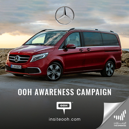 Gargash introduces the Mercedes Falcon Edition V-Class on Dubai's billboards