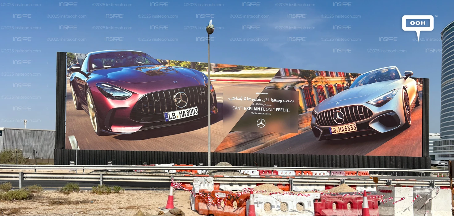 Mercedes-Benz Showcases the 2026 AMG SL-Class with Bold Die-Cut D/OOH Billboards