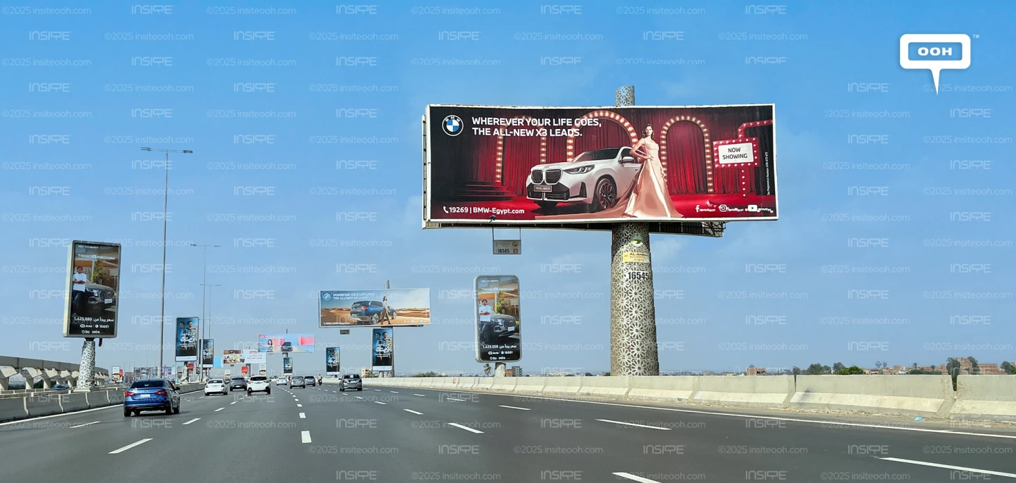 Tara Emad Stars in BMW’s All-New X3 Billboard Rollout Across Cairo