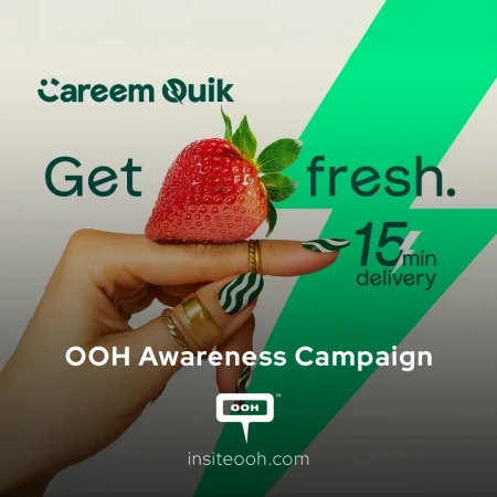 Careem Quik Serves Freshness on UAE Roads with New DOOH campaign.