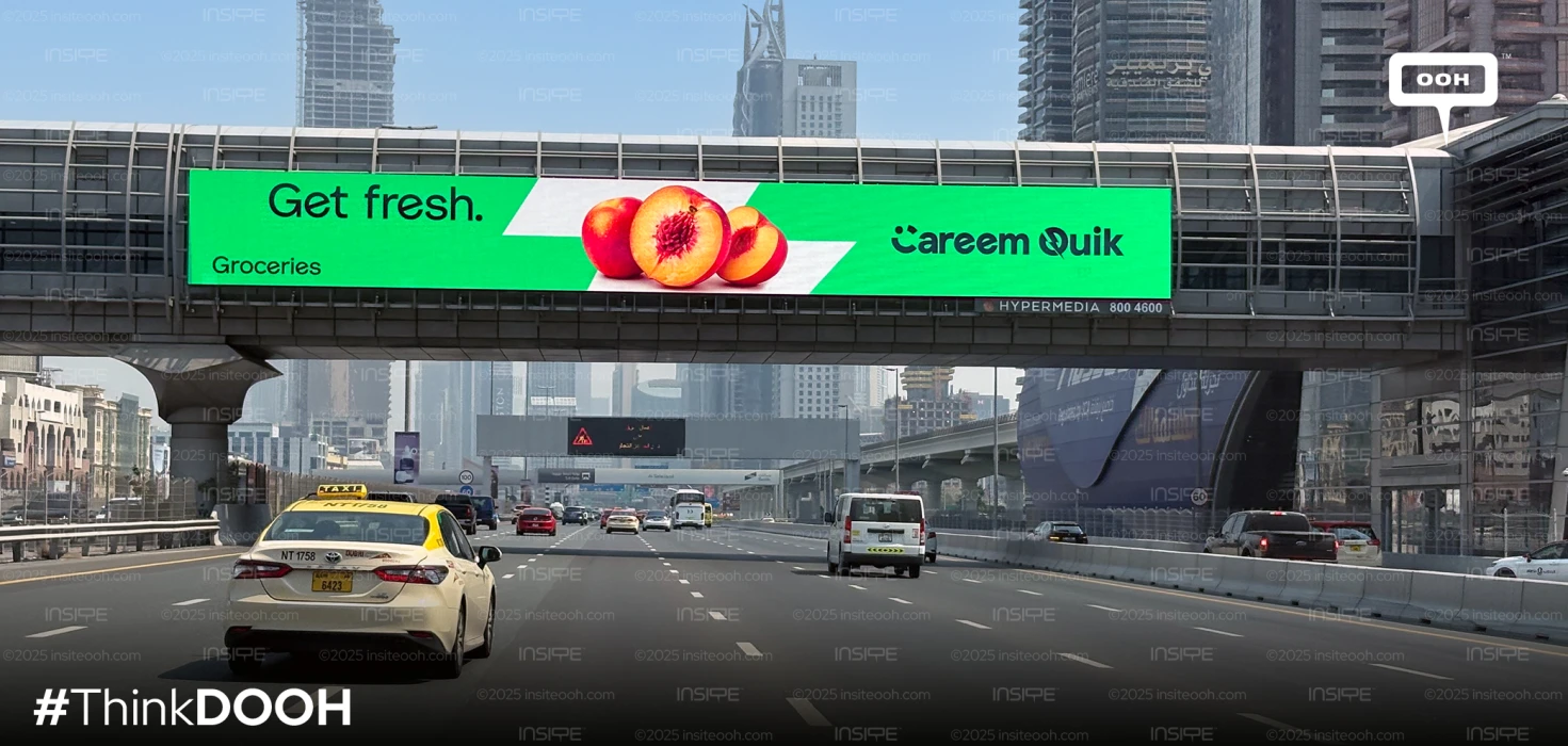 Careem Quik Serves Freshness on UAE Roads with New DOOH campaign.