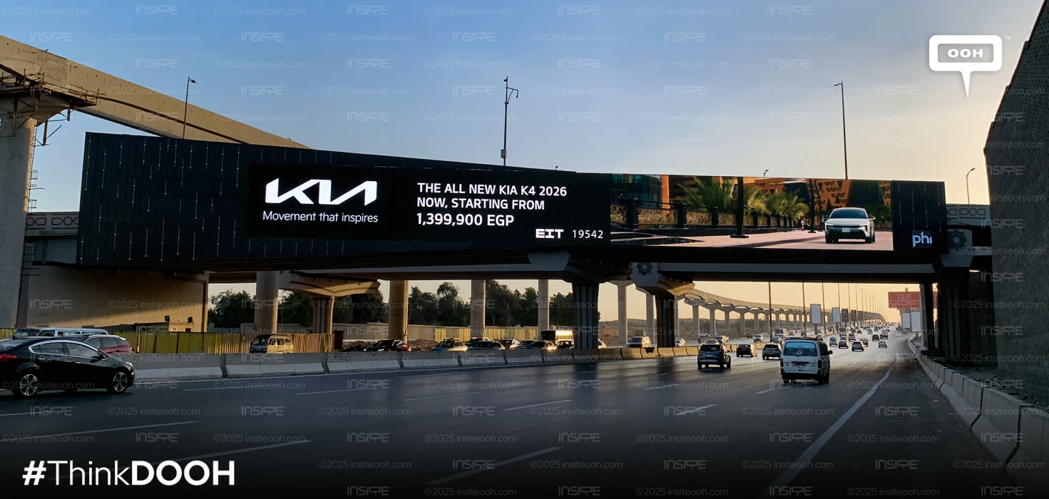 KIA Commands Cairo Streets with A Triple Invasion of Digital Billboards