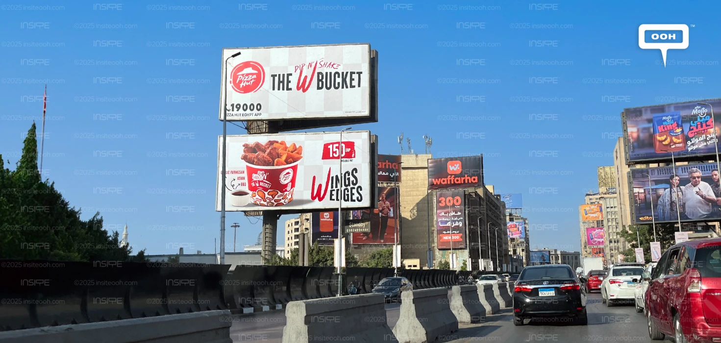 Pizza Hut Brings Back the “W” with Its Sauciest Bucket Yet on Cairo’s Billboards