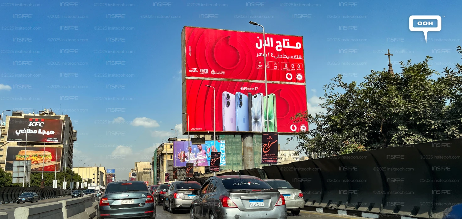 Vodafone and iPhone Turn Cairo Red with a Bold, Seamless Outdoor Launch for the iPhone 17