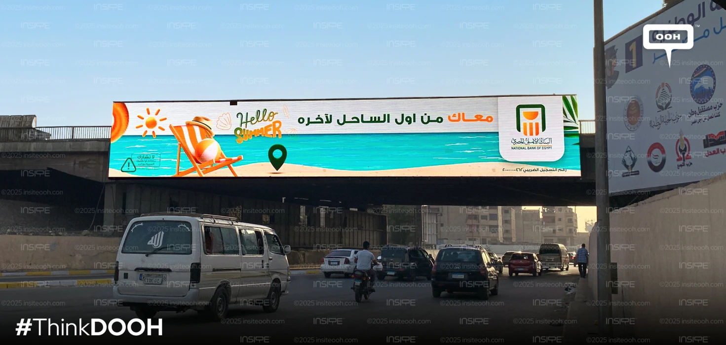 National Bank of Egypt's"Hello Summer" DOOH Campaign Illuminates Cairo Streets