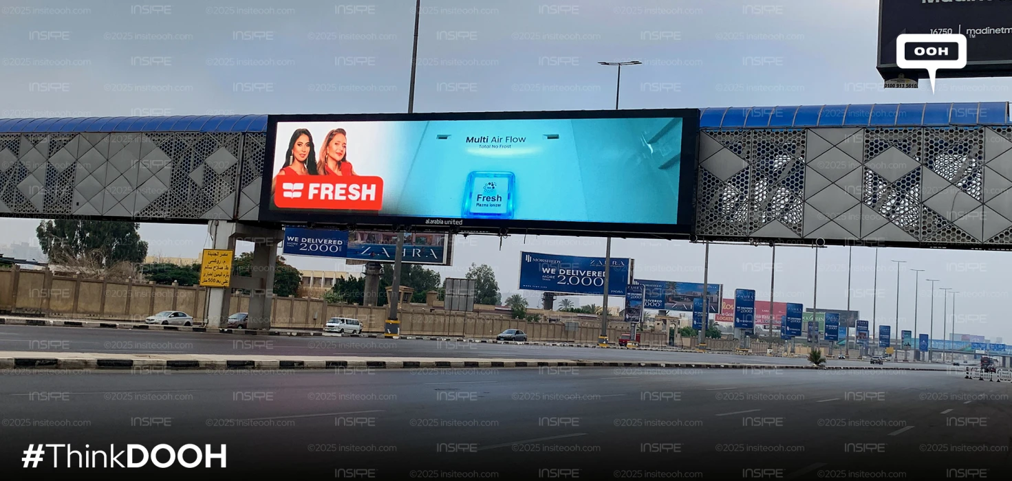 Fresh's latest Cool Tech, DOOH campaign! feat. Nelly Karim & Ruby