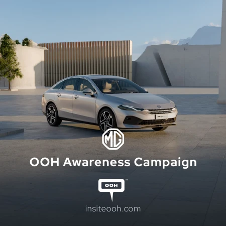 MG8 PHEV Displays Across Dubai’s Out-of-Home Visuals