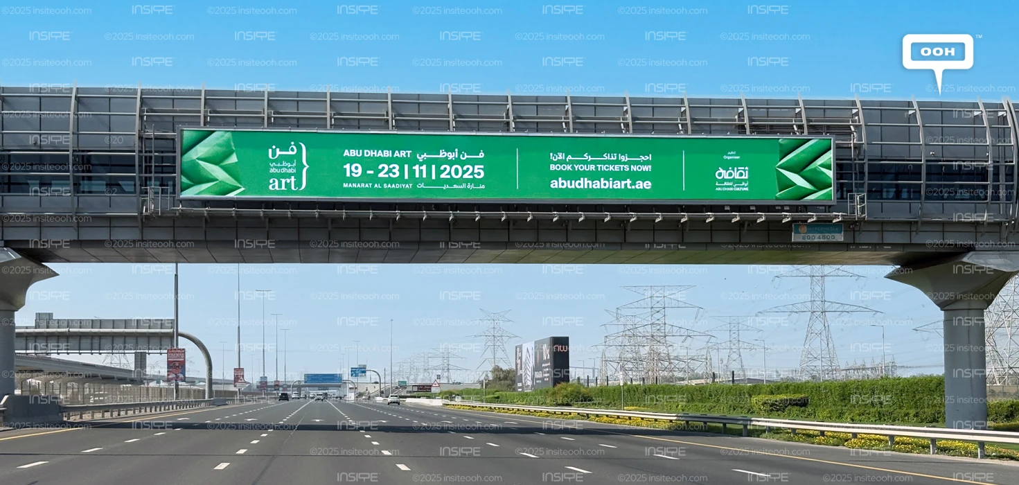 Abu Dhabi Art: A Creativity Showcase Announced on UAE’s Ad Spots