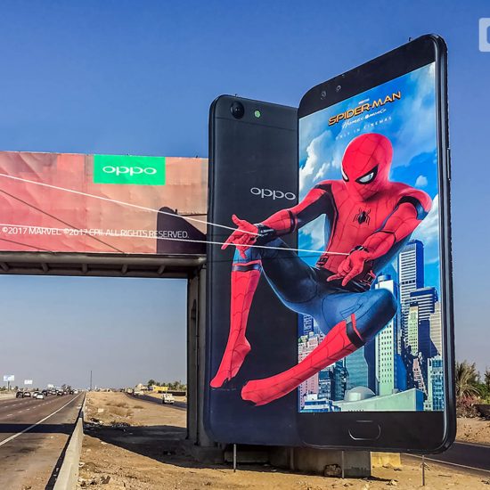 OPPO creates the biggest outdoor advertising space in Egypt