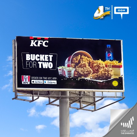 KFC introduces the "Bucket for Two" on UAE's billboards