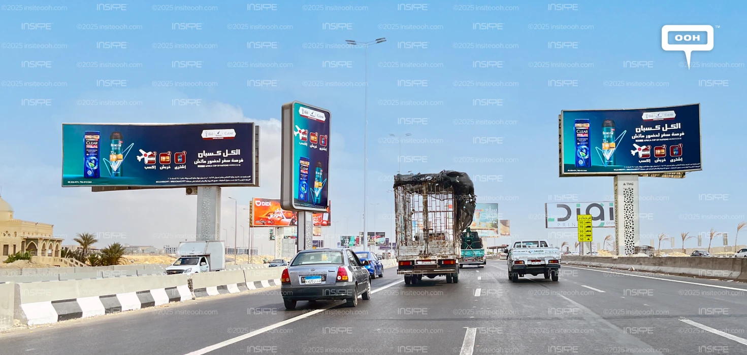 Clear Men & Rexona Kick Off a Winning Game on Cairo’s OOH