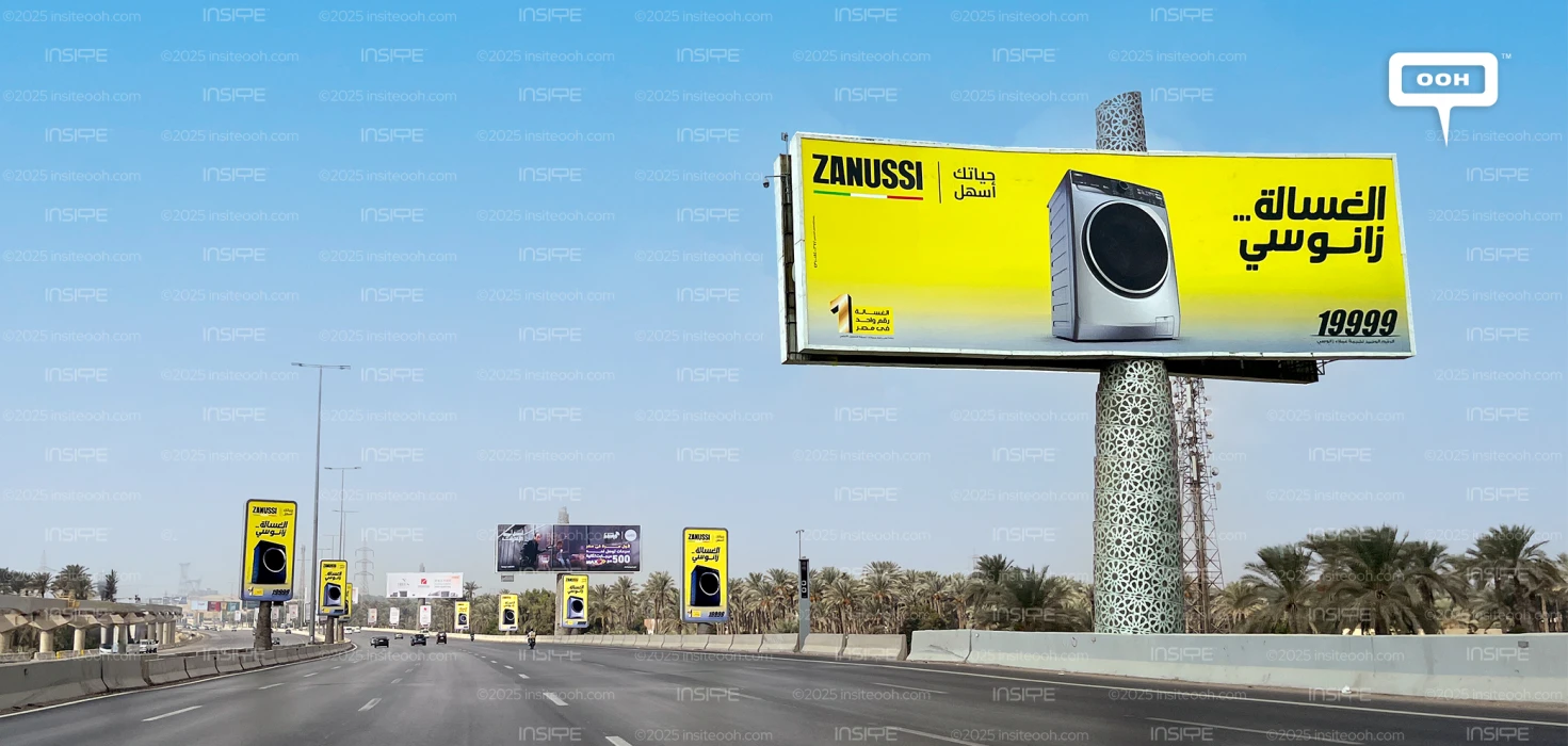 Zanussi Brings Egypt's No.1 Washing Machine to Greater Cairo's OOH Scene