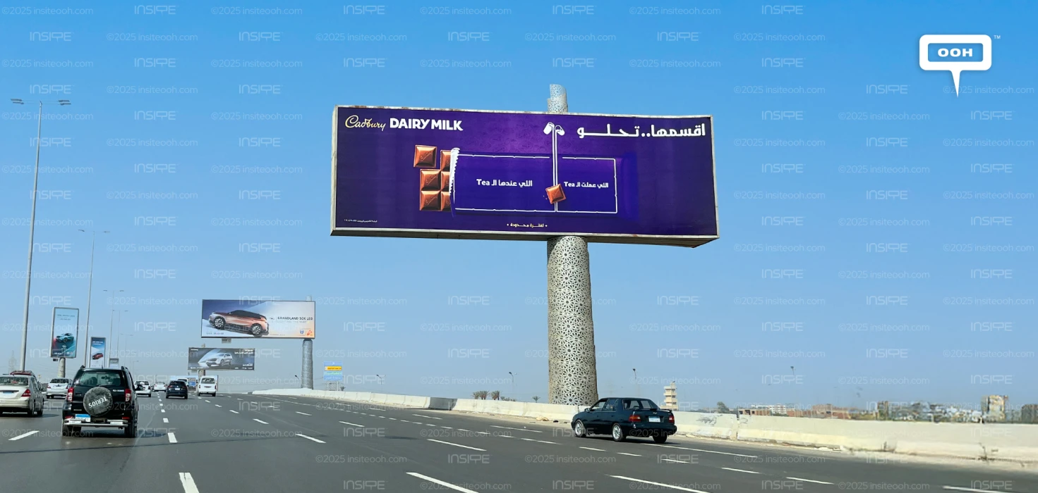 Cadbury’s “Made To Share” Campaign Sparks in Cairo’s Out-Of-Home Scene