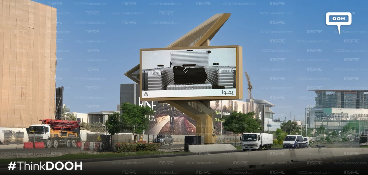 RIMOWA Lands on UAE Billboards with Iconic On-The-Go Style