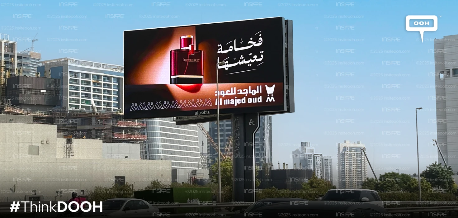 Al Majed Oud Exalts Dubai Billboards with a Touch of Prestige