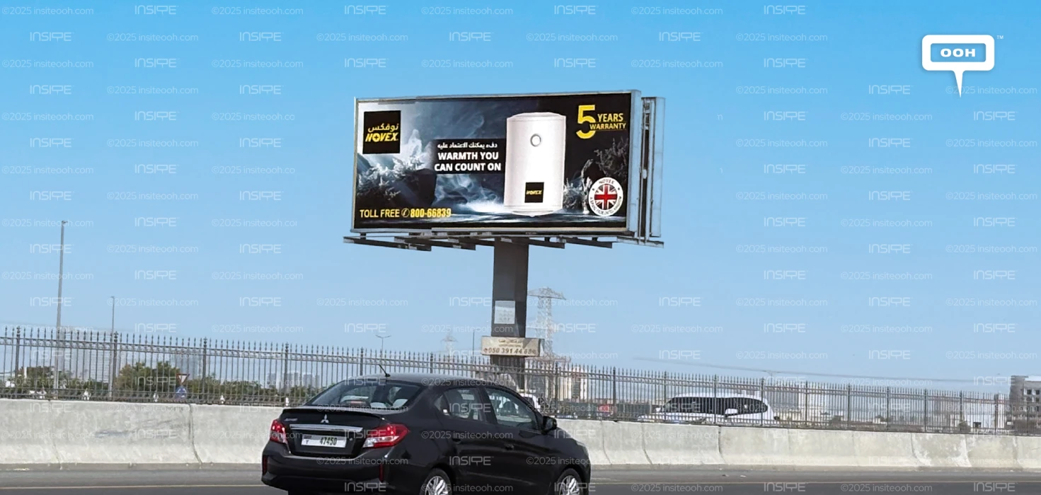 Novex Heats Up the OOH Scene with Warmth You Can Count On