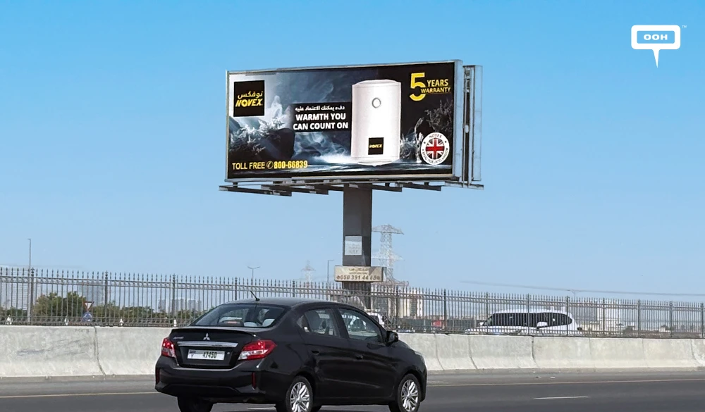 Novex Heats Up the OOH Scene with Warmth You Can Count On